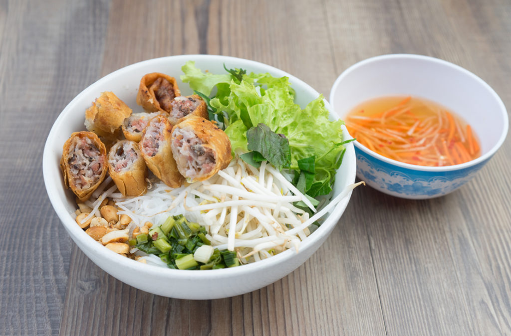 12. Bún Chả Giò / Rice Vermicelli with Egg Rolls