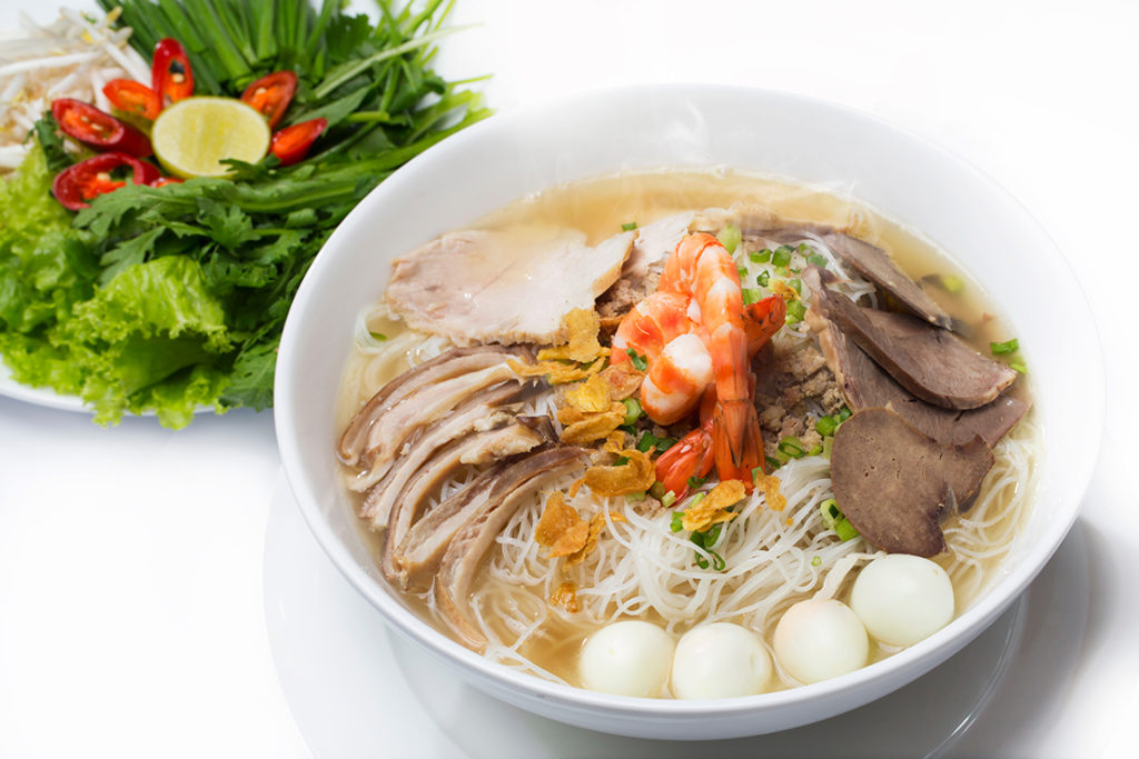 40. Hủ Tíu Nam Vang / Rice Noodle with Shrimp, Lean Pork, Pork Liver & Quail Egg