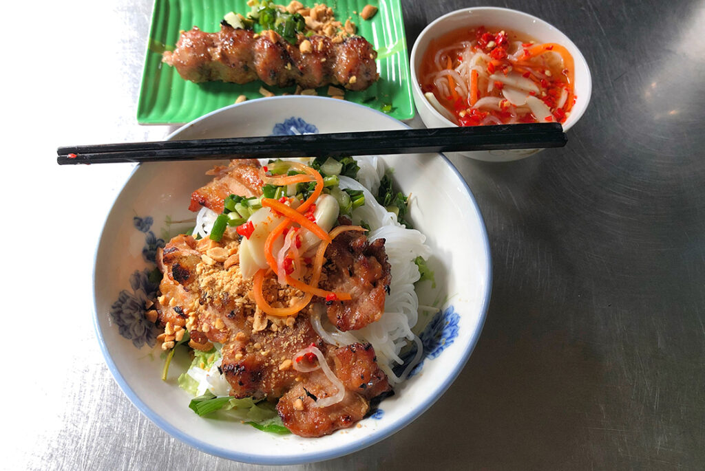 A5. Bún Nem Nướng / Grilled Pork Sausages